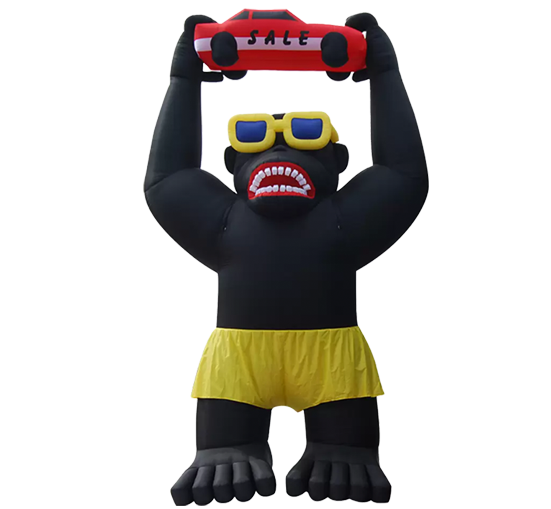 KingKong_With Car_Inflatable